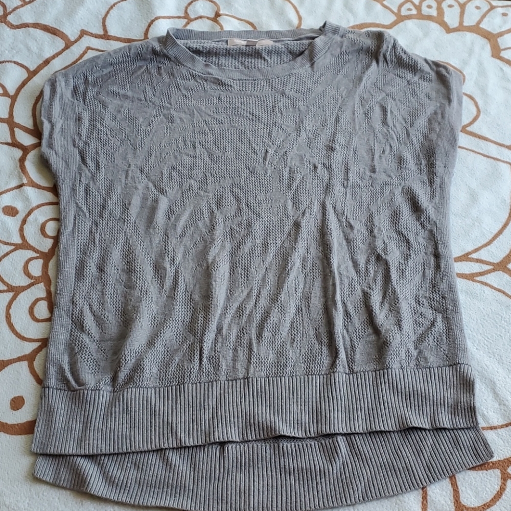 Banana Republic Knitted Sleeveless Sweater Grey